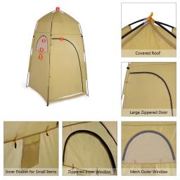 Barraca Pop Up Camping Ultraleve Portátil, Banho de chuveiro ao ar livre, Mudando Quarto, Abrigo da Tenda, Praia Privacidade WC, 2023 - Image 4