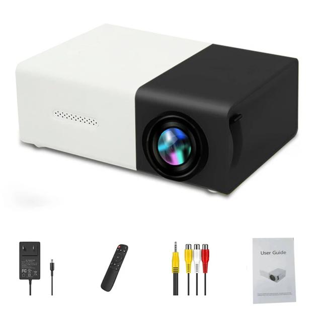 Projetor Mini YG300 PRO HD: Cinema ao Ar Livre e Vídeos para Crianças em Casa