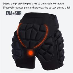 Calças protetoras de quadril para esqui, prevenção de quedas, patins, scooter de gelo, esportes, equipamentos de proteção para crianças, joelheiras, cotovelo, almofadas de pulso - Image 5