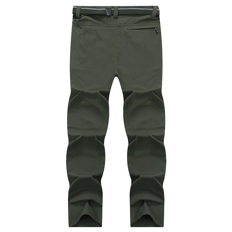 Calças elásticas de secagem rápida de quatro lados, calças masculinas de alpinismo ao ar livre leve e fina, respirável elástica de verão - Image 1
