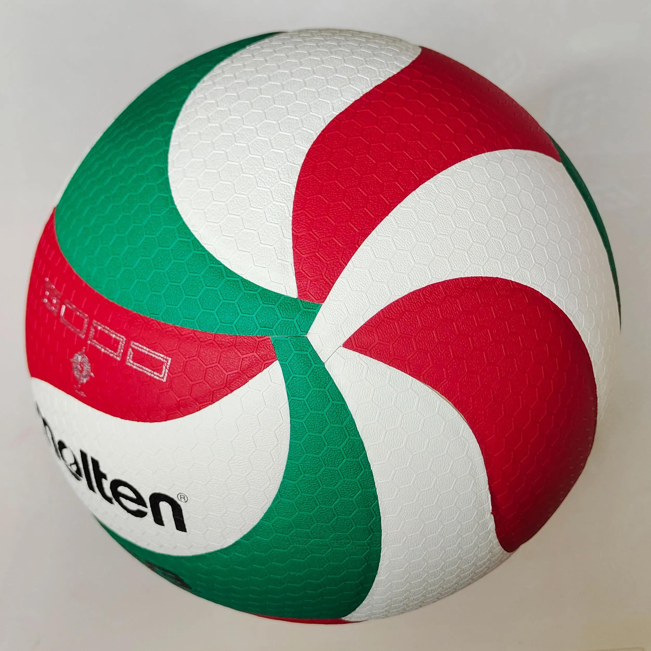 Bola de voleibol com bomba opcional e agulha e saco, model6000, esportes ao ar livre, treinamento, presente de Natal, tamanho 5 - Image 1