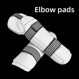 Invisible cotovelo e braço proteção grade, artes marciais treinamento competição exclusiva, branco - Image 1