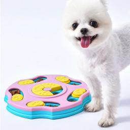 Brinquedos interativos do enigma do alimentador lento para animais de estimação, Brinquedos do enigma do cão, Puppy IQ Food Dispenser, Comer lentamente, Tigela antiderrapante, Jogo de treinamento do gato - Image 5