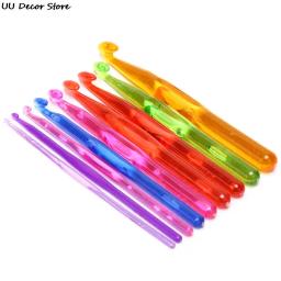 Agulhas de Crochet de alumínio com borracha macia Grip, Crochet Hook, Alças almofadadas, Agulhas de tricô coloridas, 2.5-6.0mm, 8pcs por conjunto - Image 6