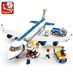 Blocos de construção de aviões para crianças, cidade criativa, Airbus, Aircraft Model Bricks, Ambulância Aérea, Brinquedos DIY educativos para meninos - Image 3