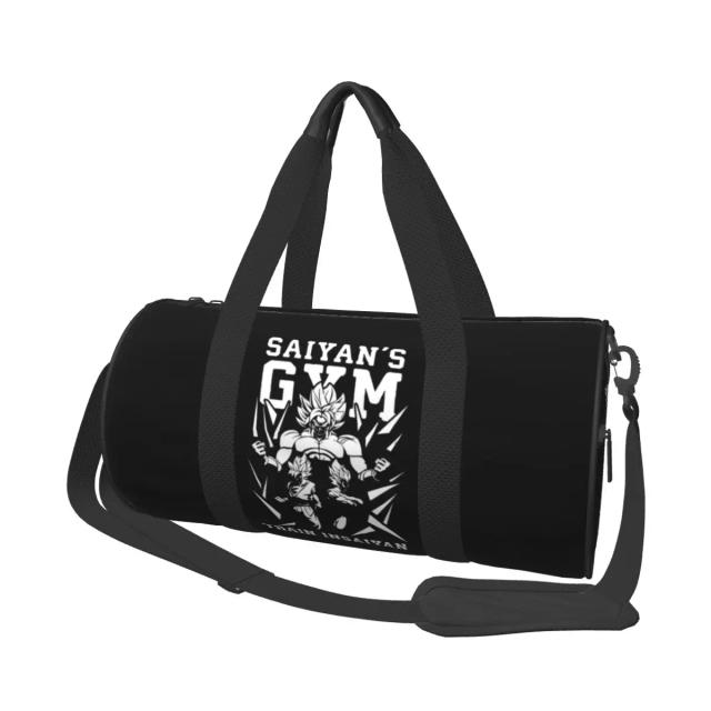 Bolsas Esportivas Masculinas com Temática de Anime: Sacos de Ginástica Grandes e Estilosos para Treinamento ao Ar Livre