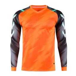 Uniformes de goleiro de proteção para crianças dos homens camisa de futebol camisas protetor de esponja treinamento de futebol goleiro roupas impressão - Image 4