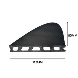 UPSURF FUTURO-Pequenas aletas de fibra de carbono para prancha de surf, centro, aba única, alto desempenho, surf Quilt, 1Pc - Image 6
