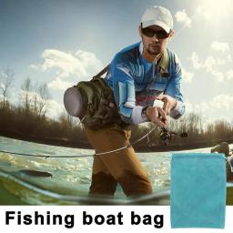 Acessórios de equipamento de pesca bolsa de armazenamento de roda de pesca saco de cordão para artes de pesca suprimentos de pesca acessórios carretel de pesca - Image 2