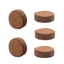 5 peças Substrato de tartaruga Tijolo natural Coir Discos Réptil Aquário Ornamentos Terra de jardinagem para caixa de de - Image 3