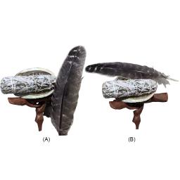 Sábio Cascão Kit com Abalone Shell, tripé Stand, incenso natural varas definido para a cura Yoga e Meditação - Image 3