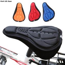 Capa de assento acolchoada 3D macia para bicicleta MTB, Selas confortáveis Mat, Almofada confortável, Acessório de bicicleta - Image 1