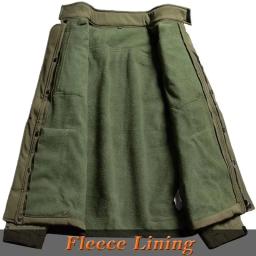 Jaqueta tática impermeável e à prova de vento masculina, jaquetas macias, bolsos múltiplos, pele de tubarão velo, casaco quente ao ar livre, inverno - Image 6