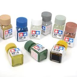 Tinta Esmaltada Tamiya para Modelo de Montagem Escova, Cores Planas ou Mattes, Pintura em Spray, DIY Aplicado a Madeira, Metal e Plástico, 10ml, XF1-XF24 - Image 4