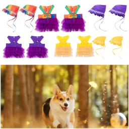 Chapéu de Proteção Solar para Animais de Estimação, Dog Sunbonnet, Pet Acessório, Summer Cap, Dog Cap, Cats Puppy, Doggy, 2pcs - Image 3
