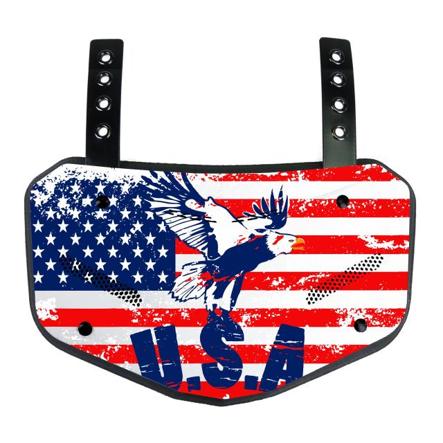 Protetor Traseiro Universal para Ombros de Futebol Americano - Almofadas para Adultos Ideais para Esportes.