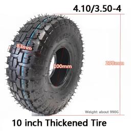 Pneus internos e exteriores para o "trotinette" de três rodas, tubo interno engroçado, 4,10, 3, 50-4, 260x85, 10,4 dentro - Image 3