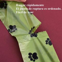 Saco De Lixo Biodegradável Pet, Sacos De Cocô De Cão, Bulk Perfumado Poop Bag, Sacos De Resíduos De Gato Degradável, Poop Dog Dispenser, 1/42 Rolo - Image 5