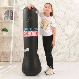 Saco De Boxe Inflável Para Crianças E Adultos, Saco De Areia Em Pé, Treinamento Fitness, Saco De Boxe, Pilar De PVC, 1.2m, 1.6m - Image 1