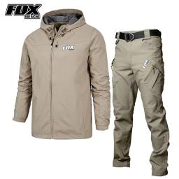 FOX RIDE impermeável ciclismo equipe jaqueta para homens, MTB roupas, jaqueta de bicicleta, estrada montanha bicicleta blusão, moto jaquetas, 2022 - Image 2