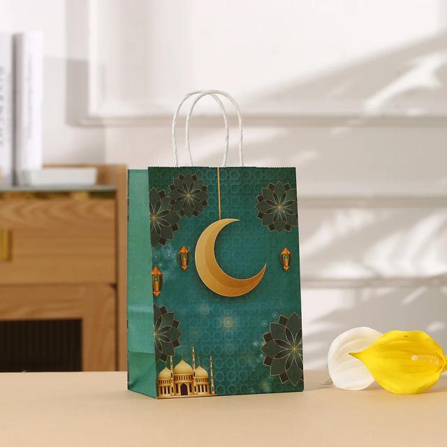 Saco de Presente de Papel Kraft Reciclável para Dia dos Namorados e Casamentos - Ideal para Compras e Embalagens de Doces em Festas