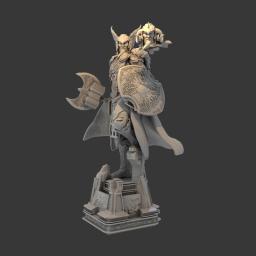 Figura de resina em escala de 108 mm estilo viking Thor desmontado e sem pintura kit modelo une estatueta colecionar brinquedos - Image 3