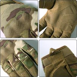 Luvas táticas de dedo completo para homens, tela sensível ao toque, paintball, tiro de bicicleta, motocicleta, airsoft, combate, esporte, trabalho, equipamento antiderrapante - Image 5