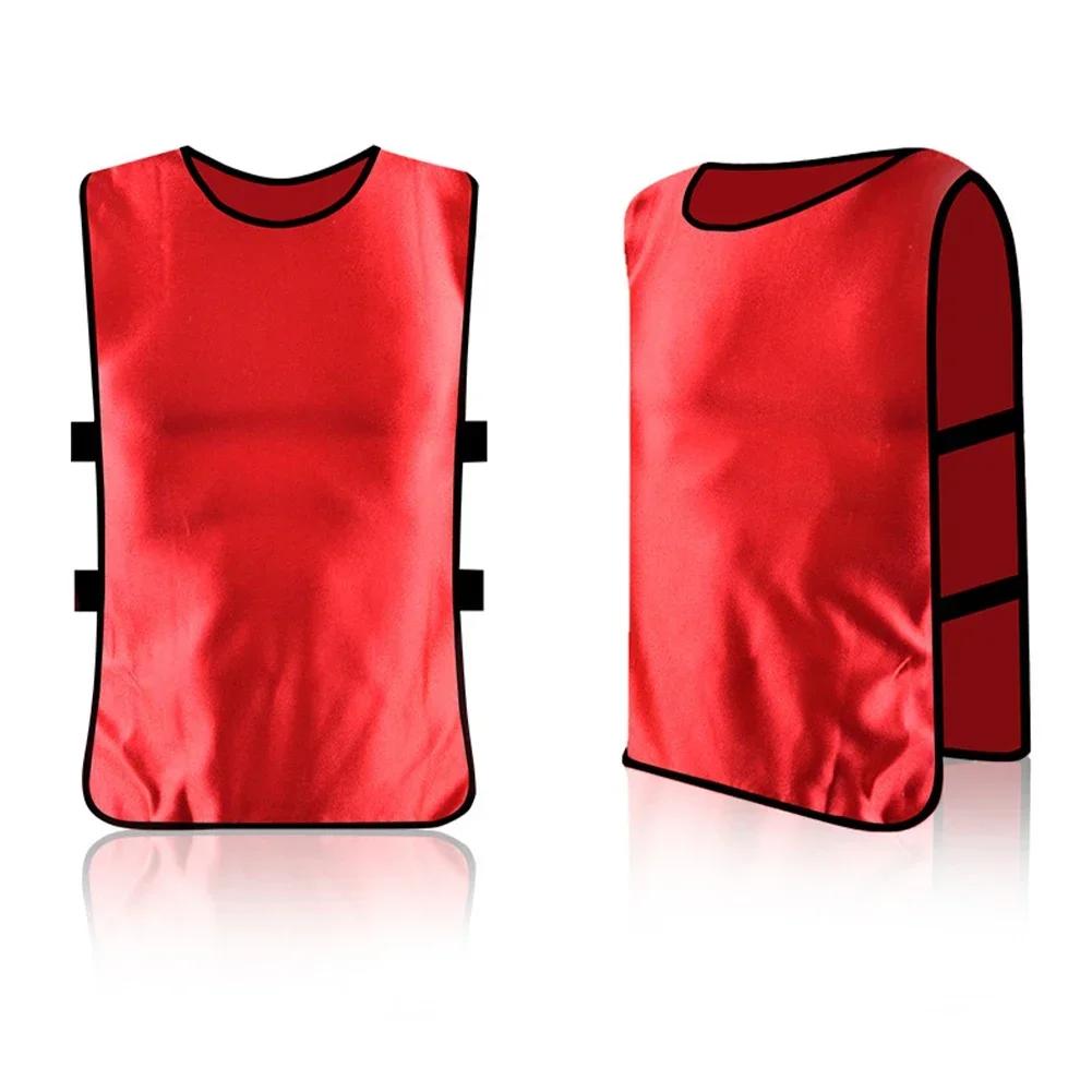 Colete de treinamento de futebol uniformes da equipe de futebol criança coletes de treinamento esportivo basquete críquete futebol rugby malha colete - Image 1