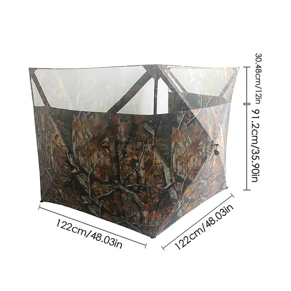 Camuflagem Caça Tenda com Malha, Três-Sided Configuração Rápida, Outdoor Gear Acessórios, cervos Blinds - Image 1