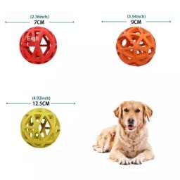 Bola de borracha para cães, brinquedo geométrico para cães pequenos, médios e grandes, material de treino para animais - Image 6