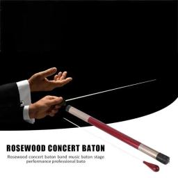 Rosewood Professional música maestro bastão, portátil regendo bastão com armazenamento tubo, ritmo e banda, diretor e orquestra, 38,3 centímetros - Image 1