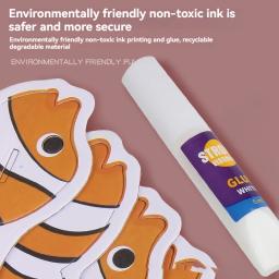 Quebra-cabeça tridimensional infantil, montagem de jardim de infância, brinquedo intelectual de educação precoce, dinossauro, modelo animal, papel - Image 3