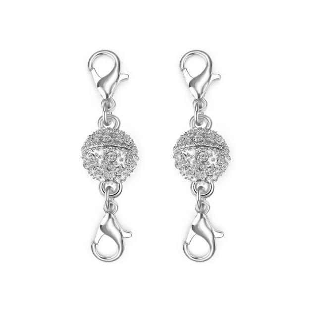 Fechos Magnéticos para Jóias: Conectores e Fivelas de Metal para Pulseiras e Colares DIY - 2 Peças por Lote