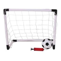 Trave Gol 2x1 Mini Futebol Infantil com Bola e Bomba Dm Toys DMT5937 - Image 4
