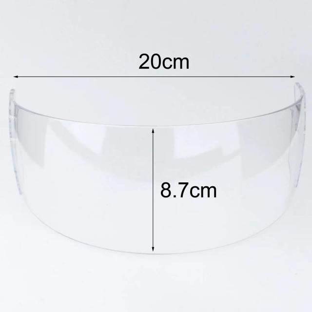 Visor Substituto Portátil de Hockey no Gelo para Bicicleta e Ciclismo ao Ar Livre para Homens e Mulheres