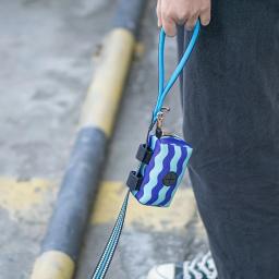 Grande Capacidade Dog Leash Bag Titular, Neoprene Dog Bag Holder, dispensador do saco de resíduos - Image 4