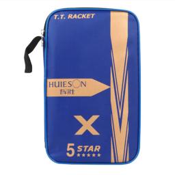 HUIESON-Conjunto De Raquete De Tênis De Mesa, 5 Estrelas Tiro Horizontal, Tiro Reto, Carbon King Belt Bag, Treinamento, 2pcs - Image 3