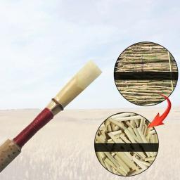1pc oboé palhetas bocal macio orquestral c tom médio instrumento de vento bulrush oboé palhetas bocal macio orquestral - Image 5