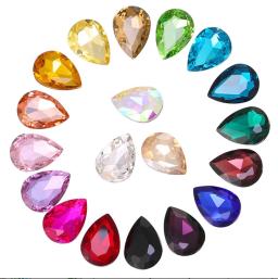 Cristal Gota De Água Vidro Teardrop Strass, Charme Jóias, 3D Nail Arts, DIY Acessórios, Artesanato do Vestuário, Alta Qualidade - Image 5