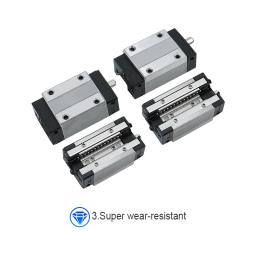 HGR15 Flange aço gaiola carruagens, trilho de guia linear para CNC, HGH15CA HGW15CC Slider Block, HGH15 CA HGW15CC, 4pcs - Image 5