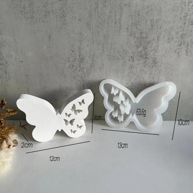 Descubra Moldes de Silicone em Formato de Borboleta para Decoração de Casa, Gesso, Fundição e Aromaterapia