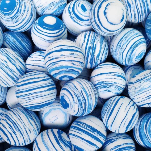 Bolas de Golfe de Espuma EVA 50 Unidades Arco-Íris para Treino Indoor