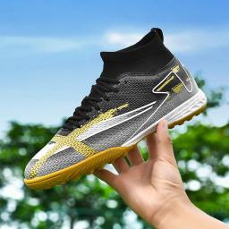 Sapatos de futebol profissional para homens e mulheres, calçados esportivos de treinamento de grama unissex, botas de futebol respiráveis, de alta qualidade, venda quente, novas - Image 4