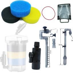 Sunsun peça de reposição suporte de tubo de entrada e saída filtro esponja o-ring acessórios para aquário externo hw603b 603b hw602b 602b - Image 1