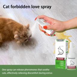 Spray de feromona anti-stress para gatos, calmante, estresse, calmante, reconfortante, treinamento, relaxante gatinho, novo, 1pc - Image 6