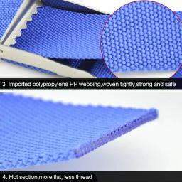 Mergulho Weight Webbing cinto com fivela de liberação rápida, Scuba Snorkeling Strap, 1,3 m, 1,5 m, 1,9 m - Image 6