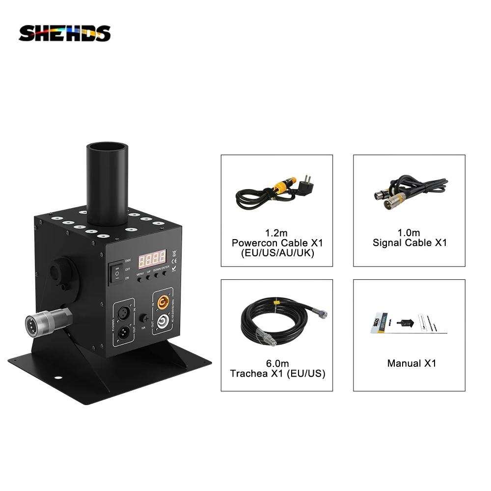 SHEHDS-CO2 Jet Machine com Flight Case, 12x3W, LED, RGB, 3in 1, Light Cryo, Injetor de Dióxido de Carbono, Ajustável, 90 Graus de Altura, 5-6m - Image 1