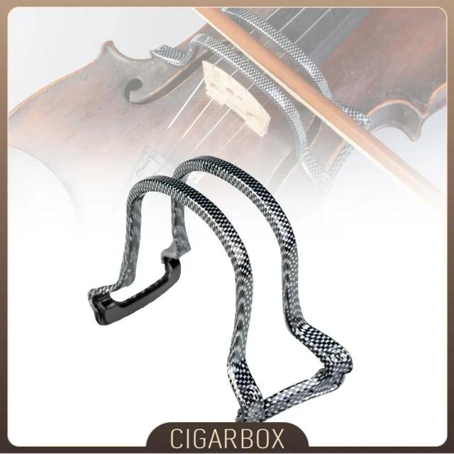 Acessório Multifuncional de Fibra de Carbono para Violino: Dispositivo de Exercício, Suporte para Viola e Correção de Violoncelo