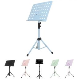 Dobrável suporte de partitura ajustável em altura, suporte leve música, suporte portátil música - Image 1