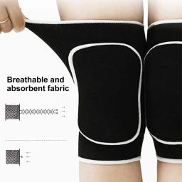 Joelheiras Respiráveis, Absorção de Choque, Suprimentos Esportivos, Envoltórios de Cotovelo Ultraespessos, Suporte para Articulações, 1 Par - Image 3
